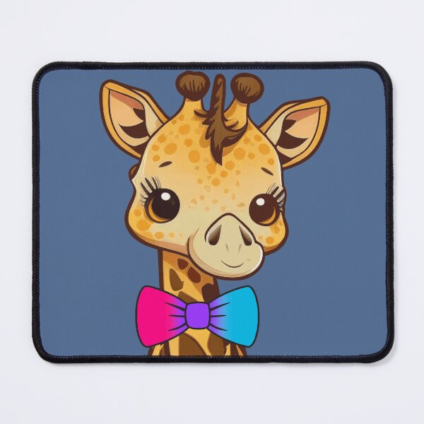 Item preview, Cute Giraffe with Androgynous Pride Flag Bowtie, Kawaii Androgynous Pride Design  designed and sold by Travelslightly.