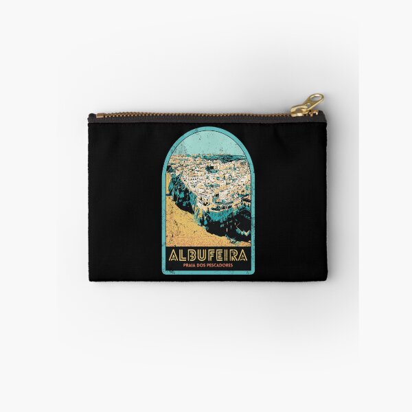 Item preview, Sky View Illustration of Albufeira from the Beach Side, Algarve, Portugal designed and sold by Lemomo-artworks.