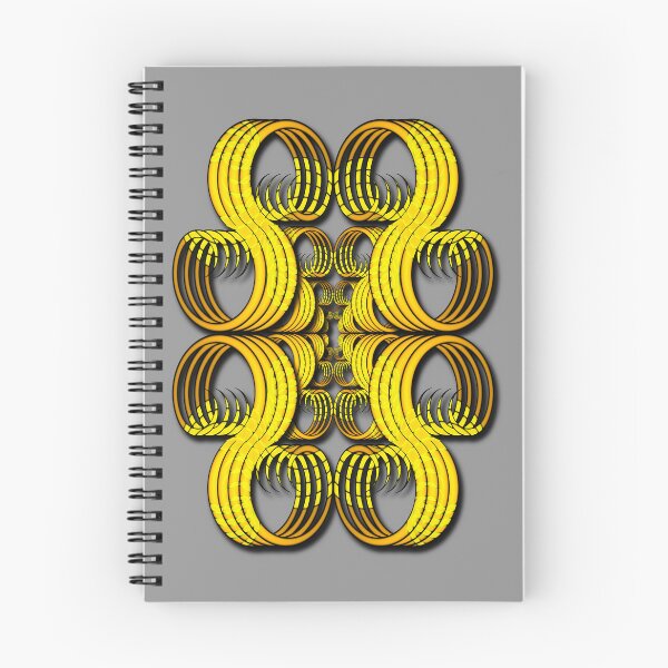 Item preview, Pattern of gold three-dimensional wave or hook shapes. designed and sold by Robin3DT.