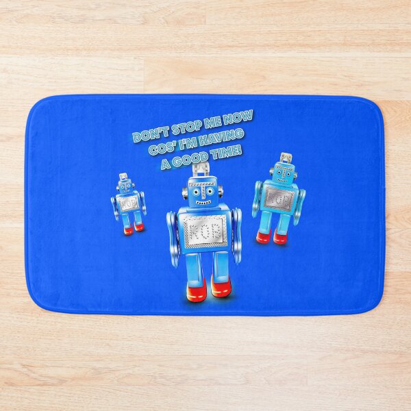 Item preview, Don't stop me now, Rob the robot in blue designed and sold by SueKnox.