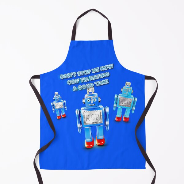 Item preview, Don't stop me now, Rob the robot in blue designed and sold by SueKnox.