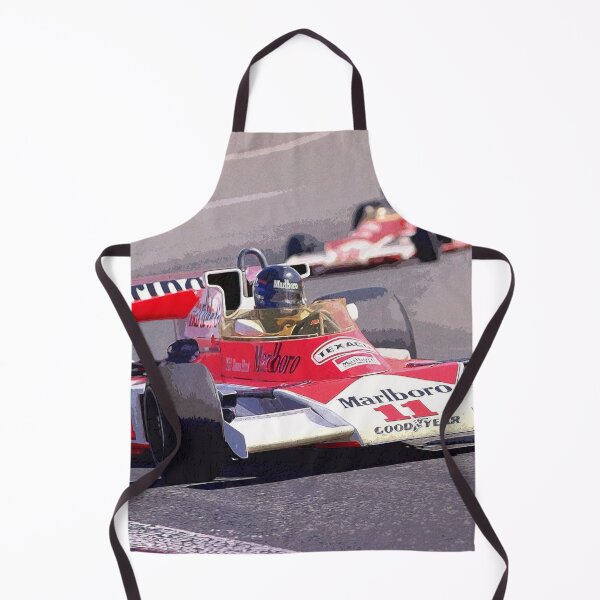 Item preview, James Hunt racing his 1976 M23 F1 racecar during the Spanish Grand Prix designed and sold by Rodissimus1984.