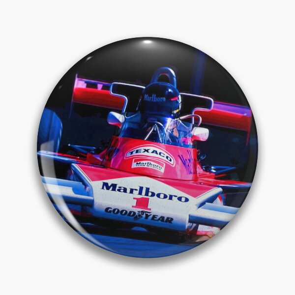 Item preview, James Hunt racing his 1977 M23 F1 racecar abstract designed and sold by Rodissimus1984.
