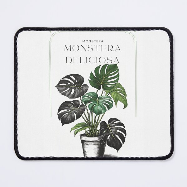 Item preview, Botanical Monstera deliciosa in pot rustic sketch by CallisC Arts ⭐⭐⭐⭐⭐ designed and sold by CallisC-Arts.