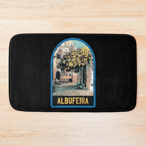 Item preview, Illustration of an Alleyway in Albufeira's Old Town, Algarve, Portugal designed and sold by Lemomo-artworks.