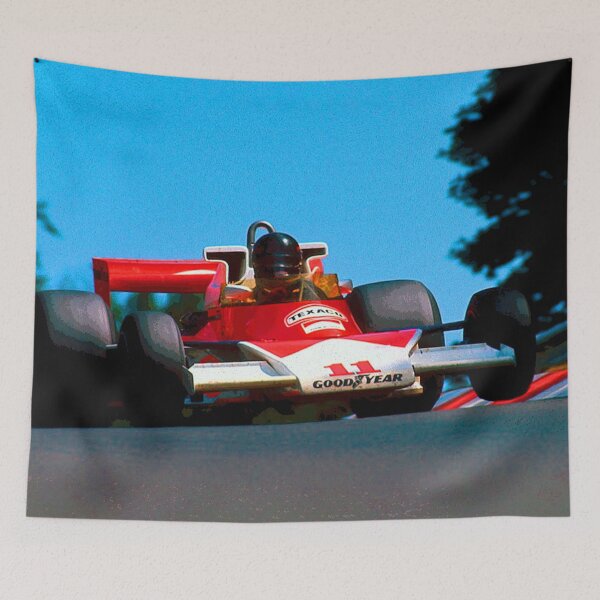 Item preview, James Hunt racing his 1976 M23 F1 racecar on the Nürburgring during the German Grand Prix designed and sold by Rodissimus1984.