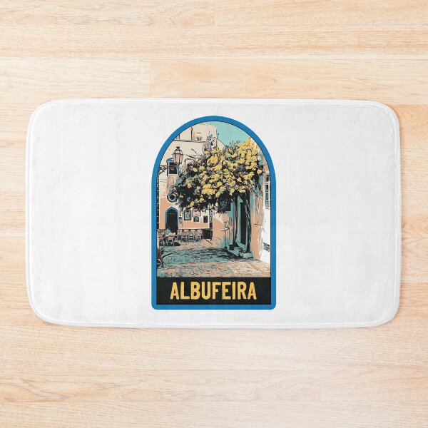 Item preview, Illustration of an Alleyway in Albufeira's Old Town, Algarve, Portugal designed and sold by Lemomo-artworks.