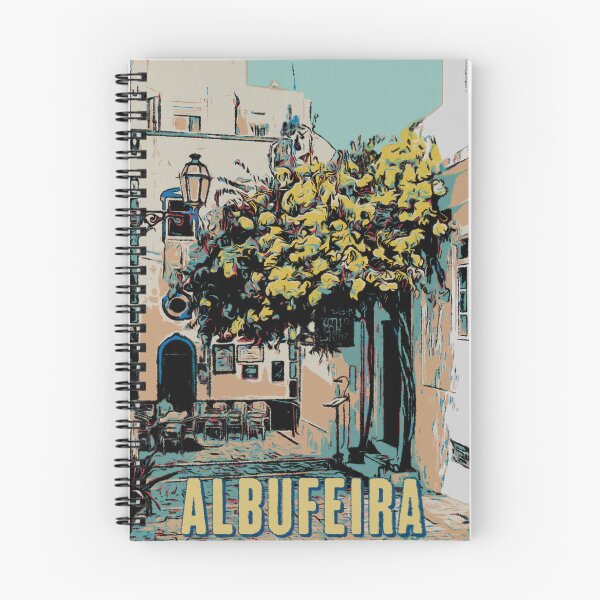 Item preview, Illustration of an Alleyway in Albufeira's Old Town, Algarve, Portugal designed and sold by Lemomo-artworks.