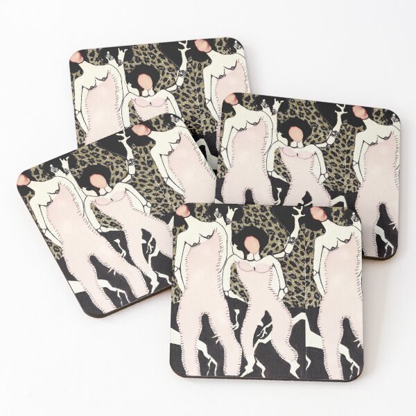 Item preview, Illustration Plastic Arts silhouettes of women in front of a forest  designed and sold by Carré Comme Orange.