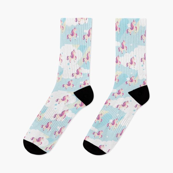 Item preview, Fairytale Unicorns Under a Colorful Sky designed and sold by MisiuKolorowy.