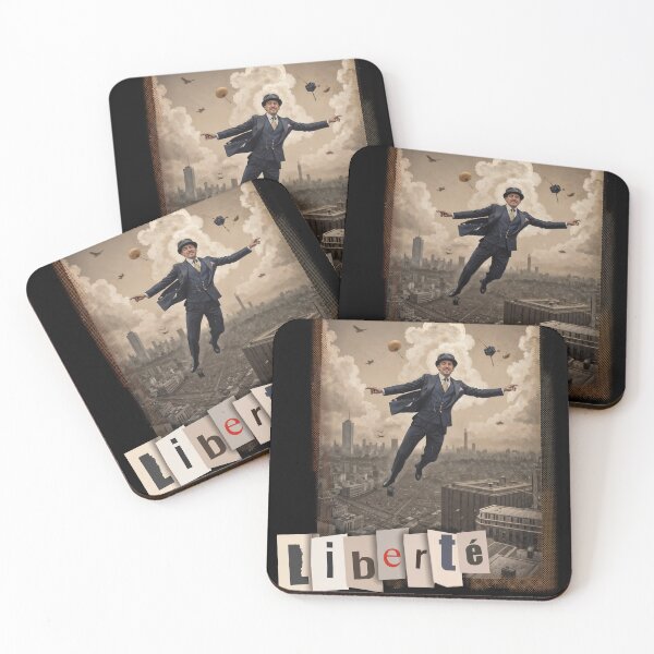 Item preview, Man flying over city designed and sold by Javier Arizabalo Garcia.