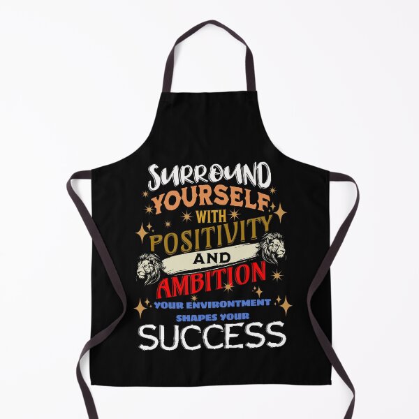 Item preview, Positive Ambition Shapes Success Quote designed and sold by HarmonyCreation.