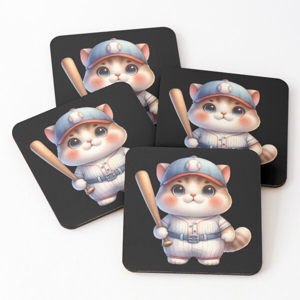 Item preview, Funny animals. Baseball graphics with a cat designed and sold by BanShopDG.