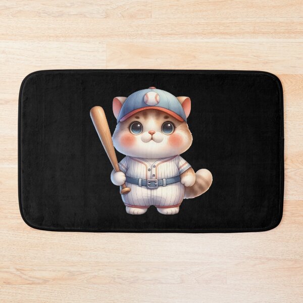 Item preview, Funny animals. Baseball graphics with a cat designed and sold by BanShopDG.