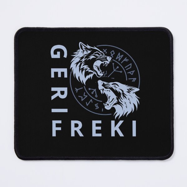 Item preview, Viking Odin's wolfs Geri & Freki runes Nordic mythology designed and sold by Lady-Frost.