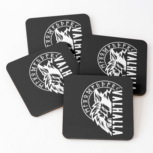 Item preview, Fierce Wolf of Valhalla norse futhark runes designed and sold by Lady-Frost.