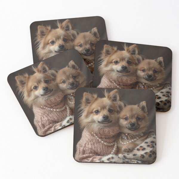 Item preview, Finnish Lapphund Duo designed and sold by Nocturne  Paws.