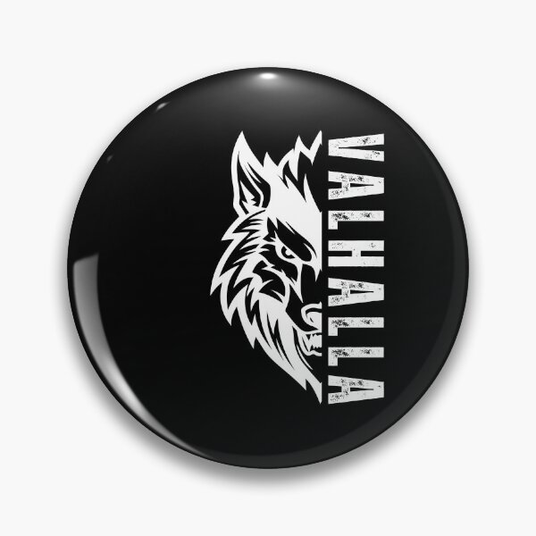 Item preview, Wolf face Valhalla viking warrior designed and sold by Lady-Frost.