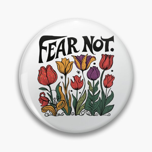 Item preview, Vintage Tulip Hand-drawn - Retro "Fear Not" Women's Christian Art Design by #HahaHandlesHub designed and sold by HahaHandlesHub.