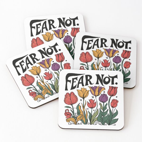 Item preview, Vintage Tulip Hand-drawn - Retro "Fear Not" Women's Christian Art Design by #HahaHandlesHub designed and sold by HahaHandlesHub.