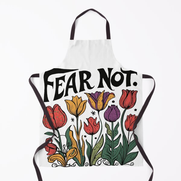 Item preview, Vintage Tulip Hand-drawn - Retro "Fear Not" Women's Christian Art Design by #HahaHandlesHub designed and sold by HahaHandlesHub.