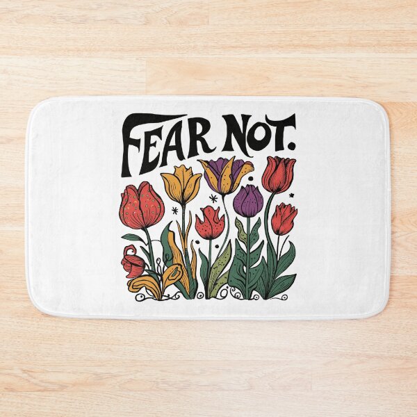 Item preview, Vintage Tulip Hand-drawn - Retro "Fear Not" Women's Christian Art Design by #HahaHandlesHub designed and sold by HahaHandlesHub.