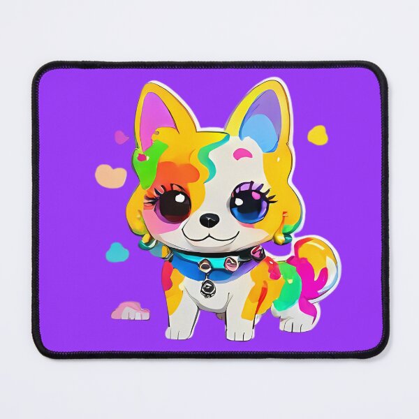 Item preview, Cute Pup: Rainbow Prideful and Playful Tee designed and sold by WitMeme.