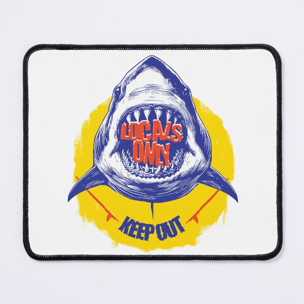 Item preview, Retro surf shark graphic locals only designed and sold by Paintbase.