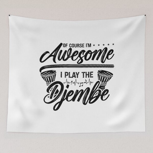 Item preview, Of Course I'm Awesome Djembe Drums Djembe Player designed and sold by tshirtconcepts.