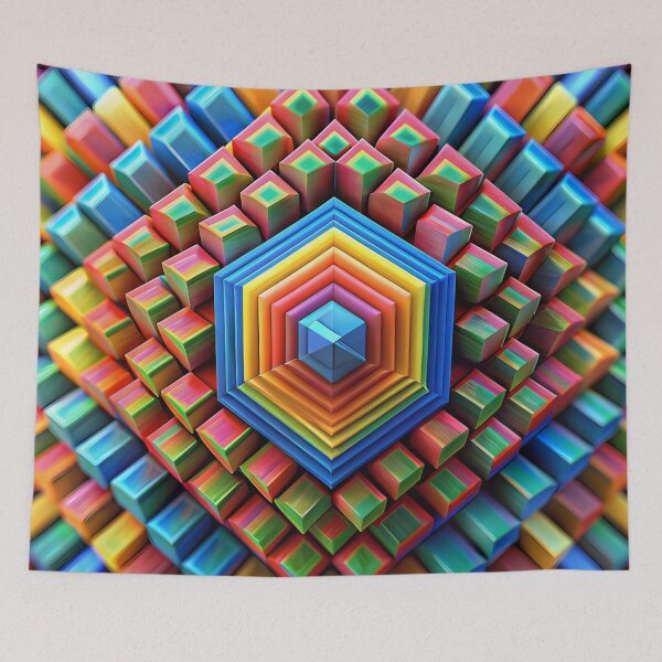 Item preview, Infinite Geometric Progression ,a mesmerizing 3D fractal designed and sold by aminz4.