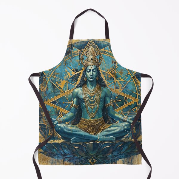 Item preview, Tranquility Amidst Complexity: A Venerable Entity's Silent Repose in Modern Mandala Art designed and sold by Vic Torys ☆.