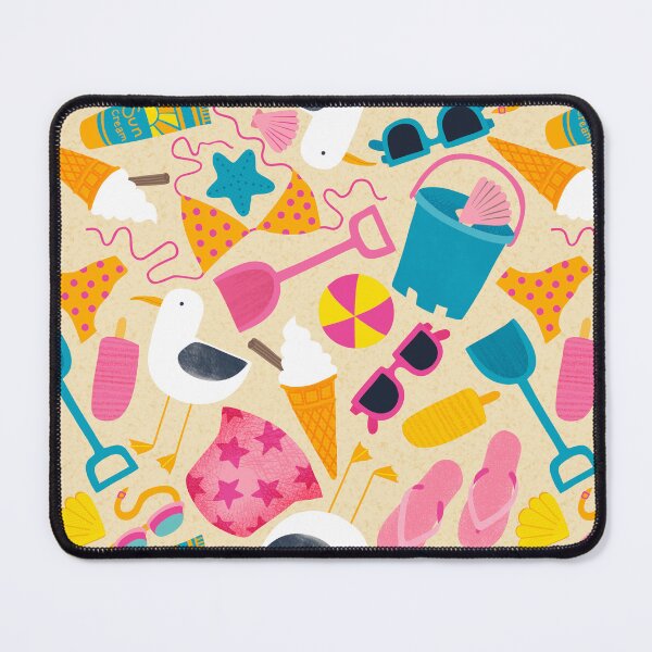 Item preview, Fun at the beach - on sand, cute pattern by Cecca Designs designed and sold by Cecca-Designs.