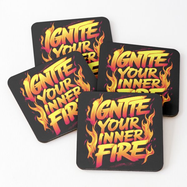 Item preview, Ignite Your Inner Fire Motivational Art designed and sold by pixelprintgems.