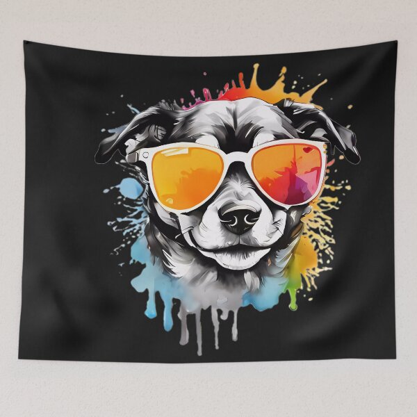 Item preview, Cute Cool Dog with Sunglasses designed and sold by FocusedArt.