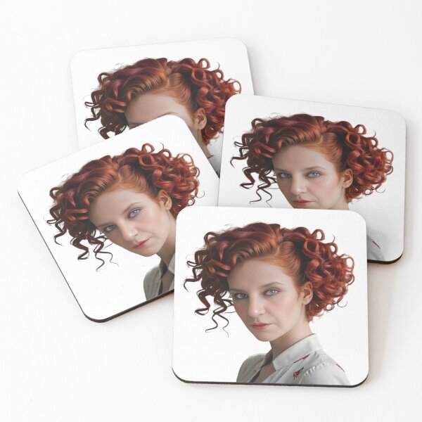 Item preview, Red head women red hair women  designed and sold by FaridStoore.
