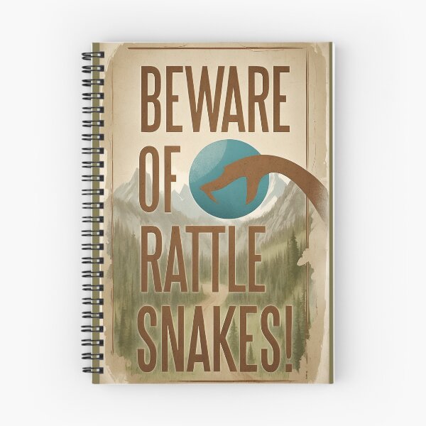 Item preview, Antique Illustrations: Beware of Rattle Snakes Warnings designed and sold by Ceemko's Vintage Corner.