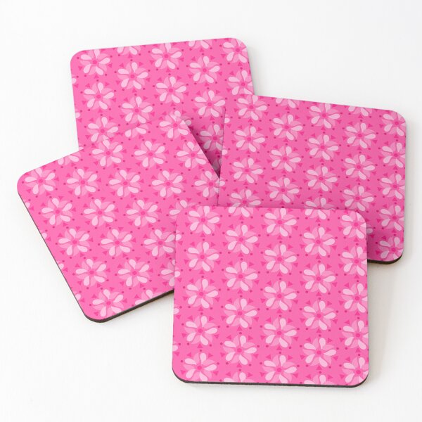 Item preview, Pink flower seamless pattern design  designed and sold by SpinklyCreations.