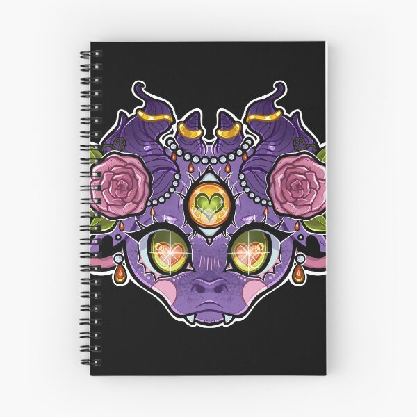 Item preview, All-seeing all-inclusive purple rose royal dragon kawaii cute anime style designed and sold by mondaycat.