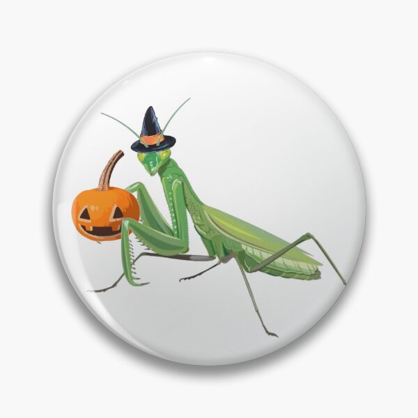 Item preview, Praying Mantis Halloween Spooky Pumpkin Witch designed and sold by nickp1480.