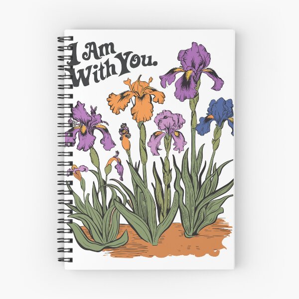 Item preview, Vintage Iris Hand-drawn - Retro "I Am With You" Women's Christian Art Design by #HahaHandlesHub designed and sold by HahaHandlesHub.