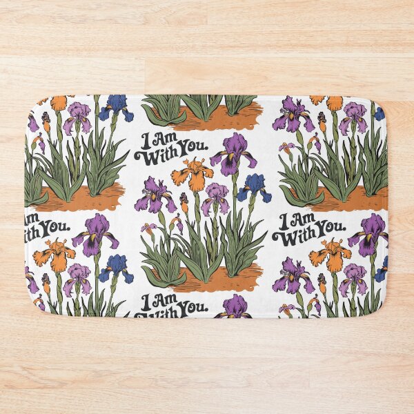Item preview, Vintage Iris Hand-drawn - Retro "I Am With You" Women's Christian Art Design by #HahaHandlesHub designed and sold by HahaHandlesHub.