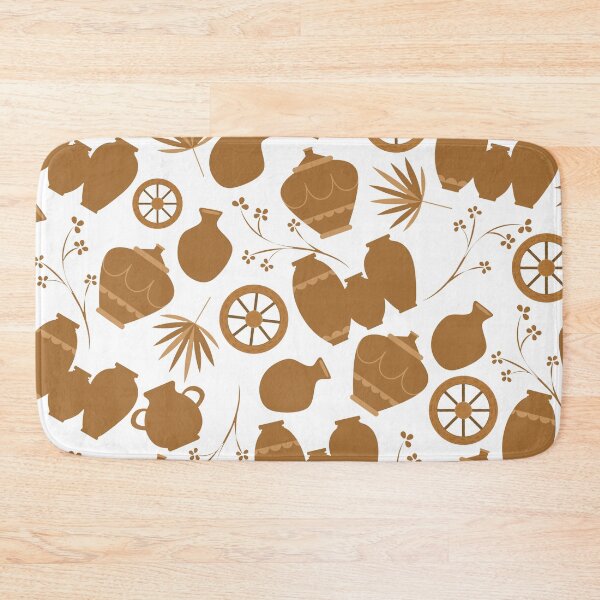Item preview, clay pots pottery ceramic kiln artist floral love for pottery pattern designed and sold by DesignYourWaystore.