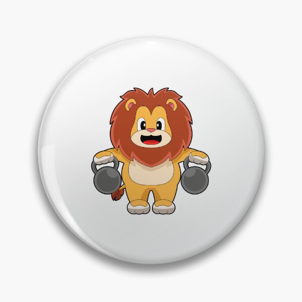 Item preview, Lion Bodybuilder Dumbbells Bodybuilding designed and sold by Snabdesign84.