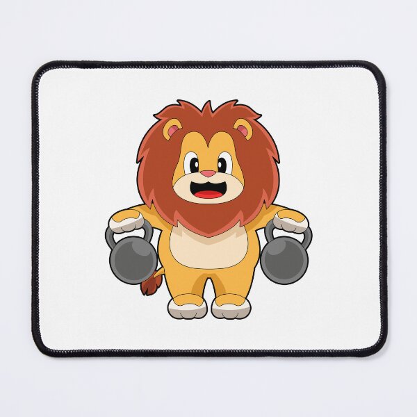 Item preview, Lion Bodybuilder Dumbbells Bodybuilding designed and sold by Snabdesign84.