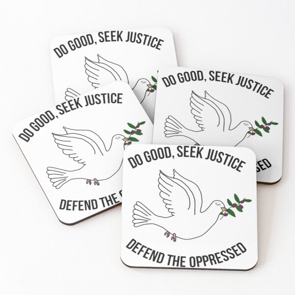 Item preview, Isaiah 1:17 dove with olive branch  designed and sold by Lovethatsticks.