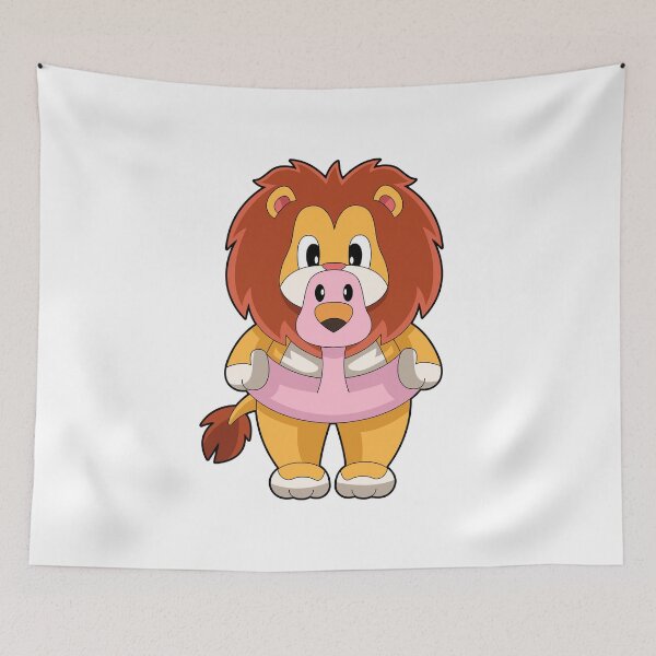 Item preview, Lion Flamingo designed and sold by Snabdesign84.