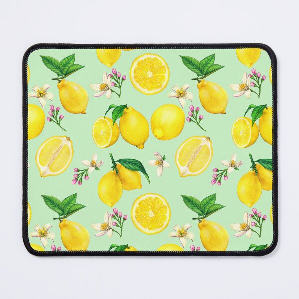 Item preview, Lemons in green background designed and sold by Anisha Vaz.