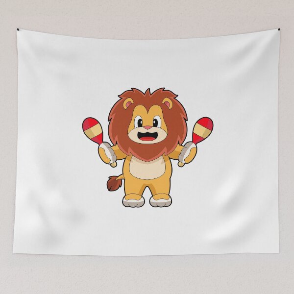 Item preview, Lion Musician Rattle Music designed and sold by Snabdesign84.