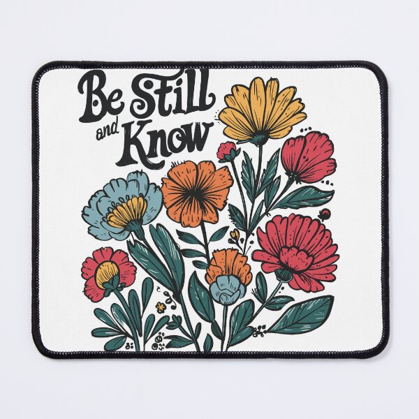 Item preview, Vintage Peony Hand-drawn - Retro "Be Still and Know" Women's Christian Art Design by #HahaHandlesHub designed and sold by HahaHandlesHub.