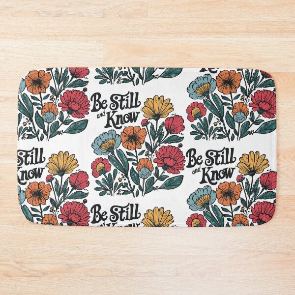 Item preview, Vintage Peony Hand-drawn - Retro "Be Still and Know" Women's Christian Art Design by #HahaHandlesHub designed and sold by HahaHandlesHub.
